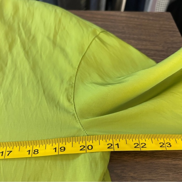 ❤️ Mycra Pac Lime Green Rain Windbreaker Jacket with Hood S - Picture 10 of 14